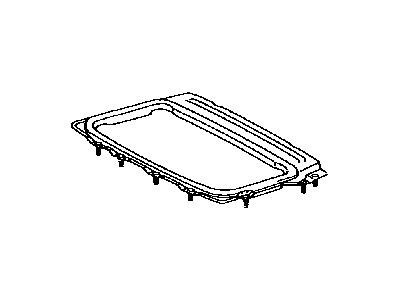 Lexus 63142-48010 Reinforcement, Roof Panel, NO.2