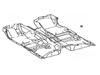 Lexus 58510-30B10-C0 Carpet Assy, Front Floor, Front