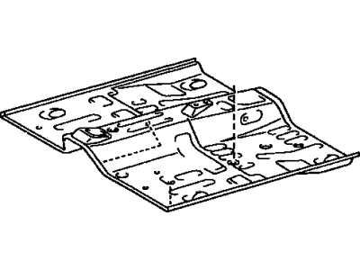 Lexus 58111-33070 Pan, Front Floor