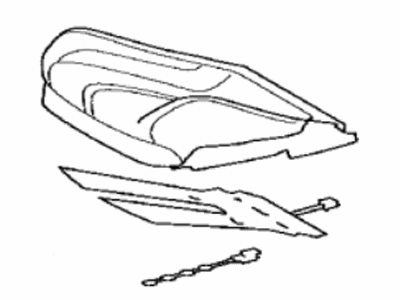 Lexus 71102-30420-20 Seat Sub-Assembly, FR LH