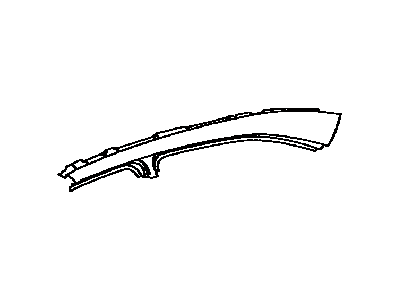 Lexus 61226-50030 Rail, Roof Side Outer Upper No.1, LH