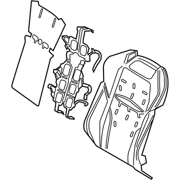 Lexus 71505-50022 Pad Sub-Assembly FR Sea