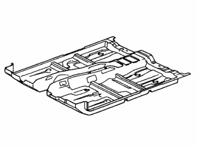 Lexus 58510-50430-B0 Carpet Assy, Front Floor, Front