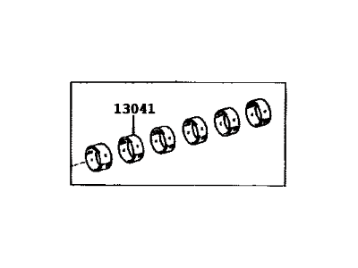 Lexus 13204-46021 Bearing Set, Connecting Rod