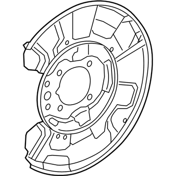 Lexus 46503-11021 Plate Sub-Assembly, Park