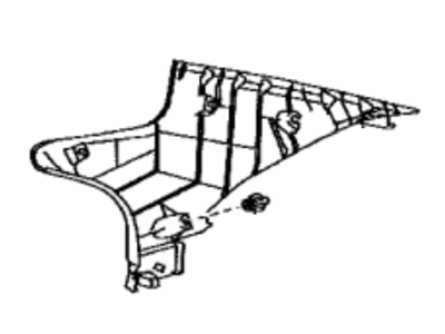 Lexus 62471-53050-C1 Garnish, Roof Side, Inner RH