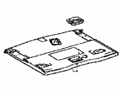 Lexus 58408-53020-C1 Board Sub-Assy, Deck, NO.2