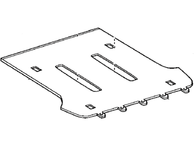 Lexus 58570-60821-A1 Carpet Assy, Rear Floor