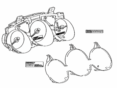 Lexus 83800-33820 Meter Assy, Combination