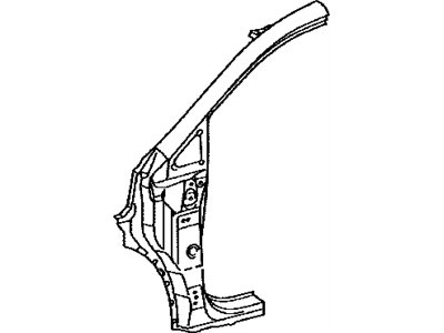 Lexus 61132-0E050 Pillar, Front Body, Outer LH