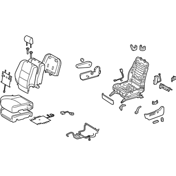 Lexus 71200-0E010-A2 Seat Assy, Front LH