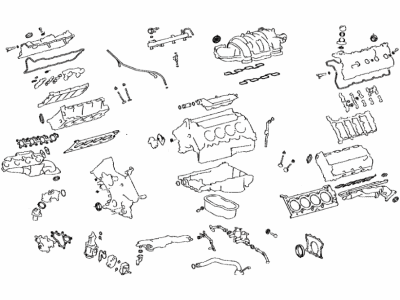 Lexus 04112-38143 Gasket Kit, Engine V