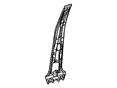 Lexus 61307-60900 Pillar Sub-Assembly, Center