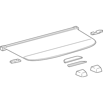 Lexus 64910-48150-E0 Cover Assy, Tonneau