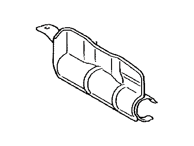 Lexus 44243-33010 Insulator, Power Steering Rack Housing Heat