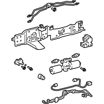 Lexus 48005-60011 Valve Assy, Stabilizer Control W/Bracket