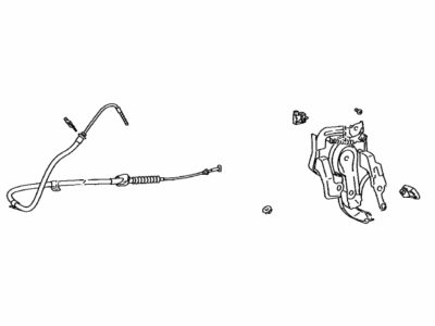 Lexus 46200-0E020 Pedal Assy, Parking Brake Control