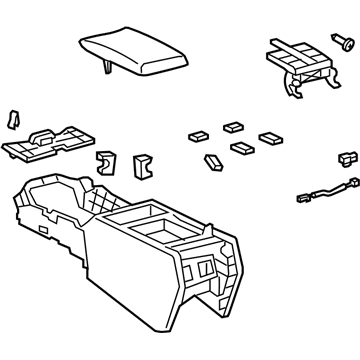 Lexus 58810-50280-B1 Box Assembly, Console