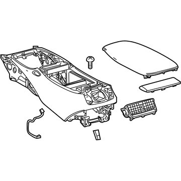 Lexus 58810-50390-08 Box Assembly, Console