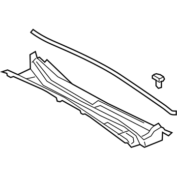 Lexus 55708-06350 LOUVER Sub-Assembly, Cow