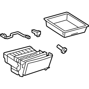 Lexus 58801-50080-A1 Box Sub-Assy, Console, Upper