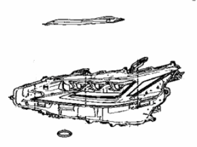 Lexus 81185-33F10 Headlamp Unit With Gas