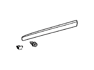 Lexus 75071-60060-E0 MOULDING Sub-Assembly, Front