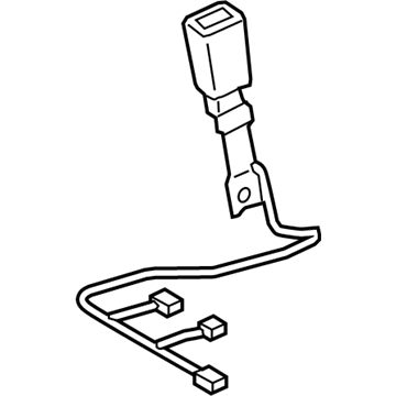 Lexus 73230-06B30-C0 Belt Assembly, FR Seat