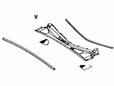 Lexus 55708-48040 Louver Sub-Assy, Cowl Top Ventilator