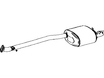 Lexus 17440-31340 Pipe Assembly, Exhaust T