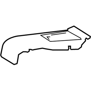 Lexus 78950-24010-C0 Tray Assembly, Rear Seat Under