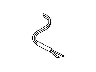 Lexus 17308-20130 Hose Sub-Assy, Vacuum(For Idle-Up)