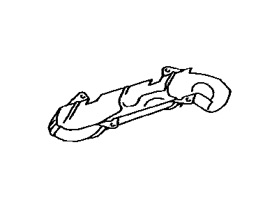 Lexus 17167-50090 Insulator, Exhaust Manifold Heat, NO.1