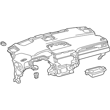 Lexus 55401-0E170-E0 Pad Sub-Assembly, INSTRU