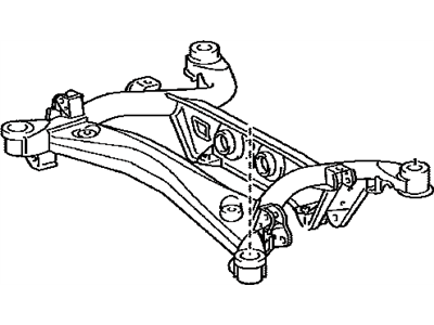 Lexus 51206-30100 Member Sub-Assy, Rear Suspension