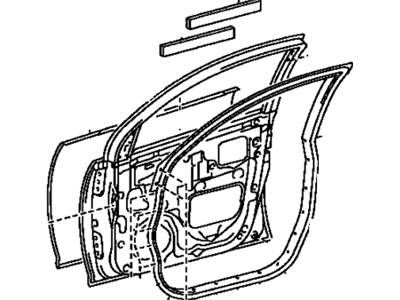 Lexus 67001-0E020 Panel Sub-Assy, Front Door, RH