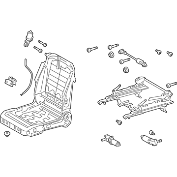 Lexus 71120-30450 Frame Assembly, Front Seat