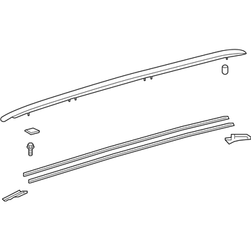 Lexus 63470-60100 Rack Assy, Roof, LH