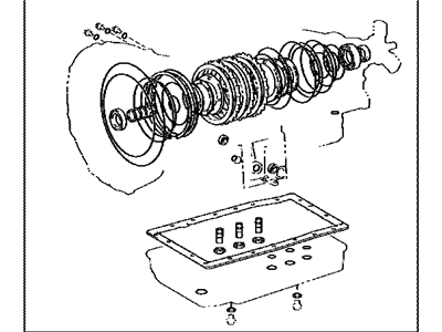 Lexus 04351-30351 Gasket Kit, Automatic