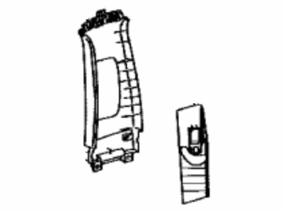 Lexus 62411-30410-B0 Garnish, Center Pillar, Upper RH