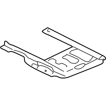 Lexus 73508-50010 Rail, Front Seat Under Tray, No.2