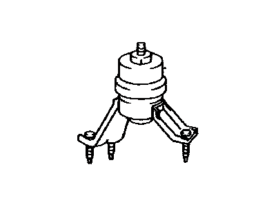 Lexus 12371-20030 INSULATOR, Engine Mounting