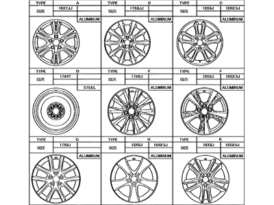 Lexus 42611-30F41 Wheel, Disc