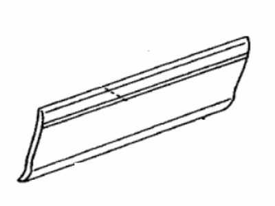 Lexus 75731-48900-E2 Moulding, Front Door, Outside RH