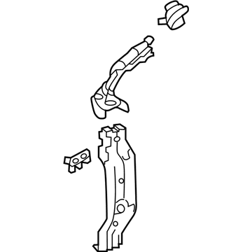 Lexus 53203-11900 Support Sub-Assembly, RADIATO