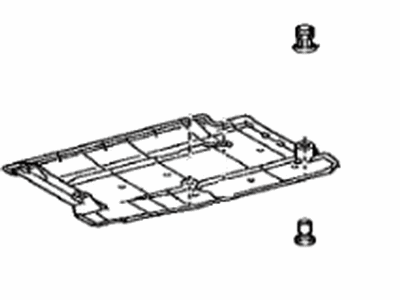 Lexus 58167-75020 Cover, Front Floor, Center RH