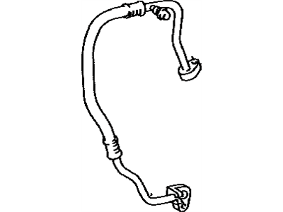 Lexus 88704-48091 Hose, Cooler Refrigerant Suction, NO.1