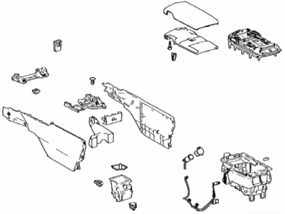 Lexus 58910-33490-E8 Box Assembly, Console, R