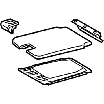 Lexus 72805-30610-C2 Door Sub-Assembly, Rear Seat