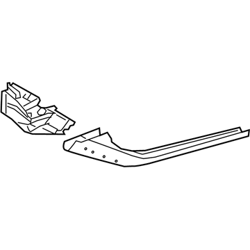 Lexus 57044-11020 Reinforcement Sub-As